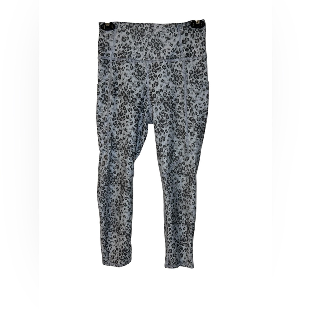 Flexure Bodywear Grey Cheetah Print Leggings